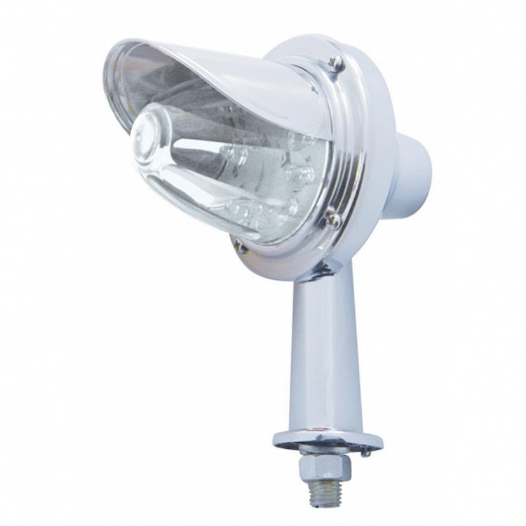 38597 11 LED 2-1/8 in. Arm Watermelon Honda Light Kit With Visor - Amber LED/Clear Lens