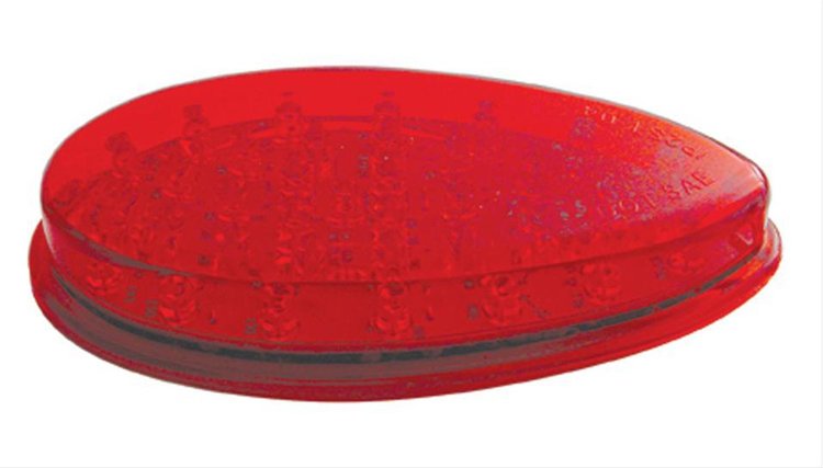 39 RED LED TEARDROP S/T/T