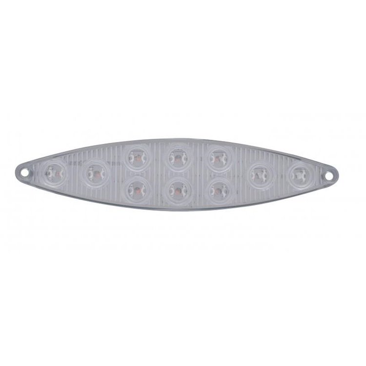 10 AMBER LED CAT S EYE P/