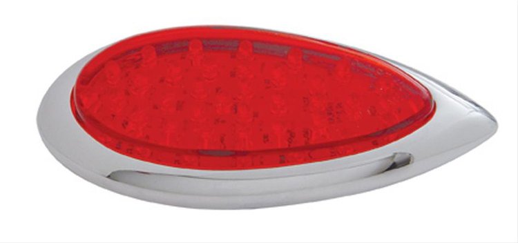 39 RED LED TEARDROP S/T/T