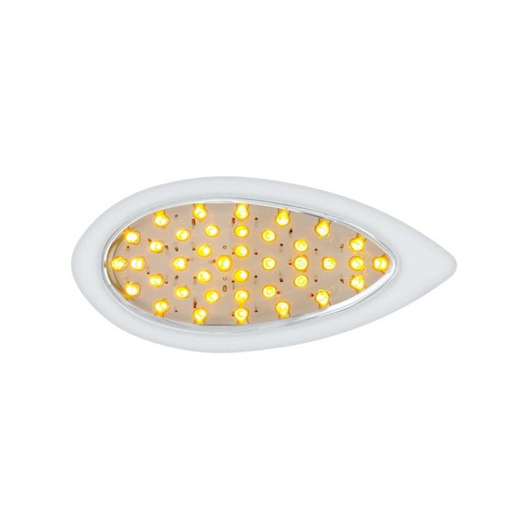 39 AMBER LED TEARDROP P/T