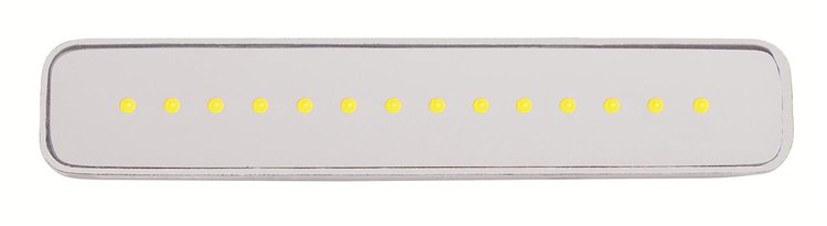 CHROME PLASTIC 14 LED MIR