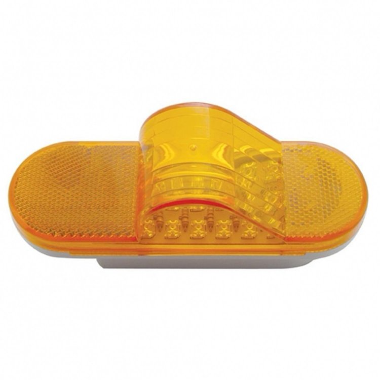 38920 18 LED Mid-Trailer Turn Signal Light - Amber LED/Amber Lens