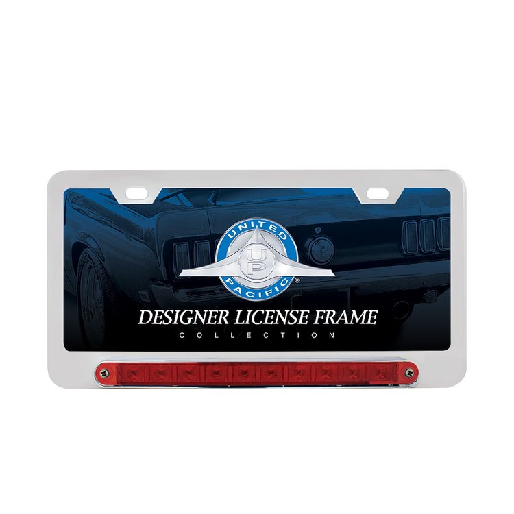 CHROME DELUXE LED LICENSE