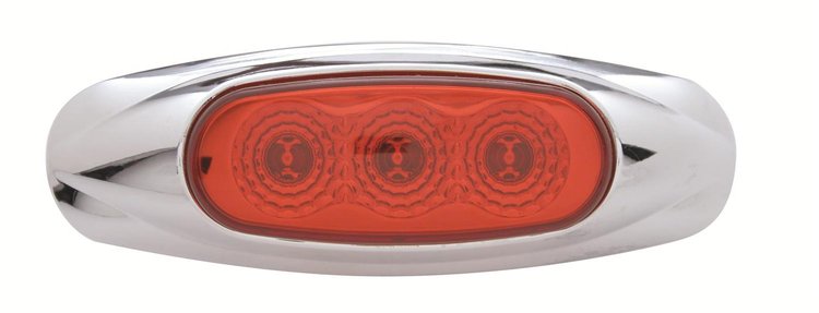 3 RED LED REFLECTOR MARKE