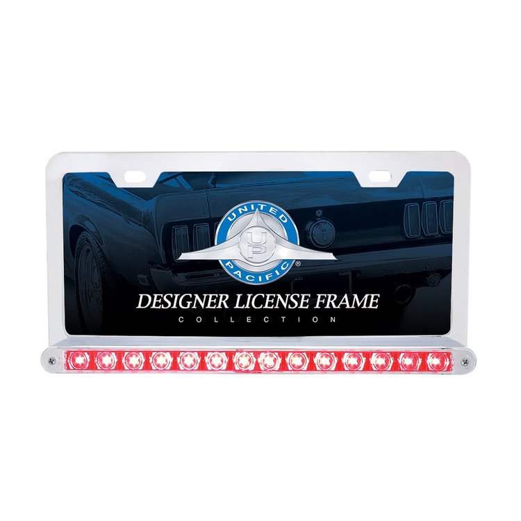 LICENSE FRAME W/ 14 RED L