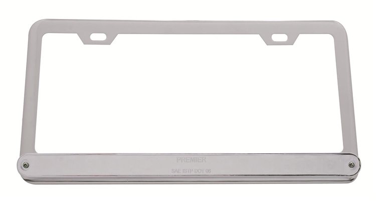 LICENSE FRAME W/ 14 AMBER