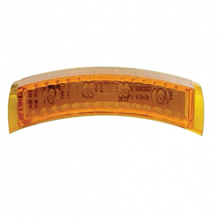 39749B 4 LED Dual Function Headlight Turn Signal Light - Amber LED/Amber Lens