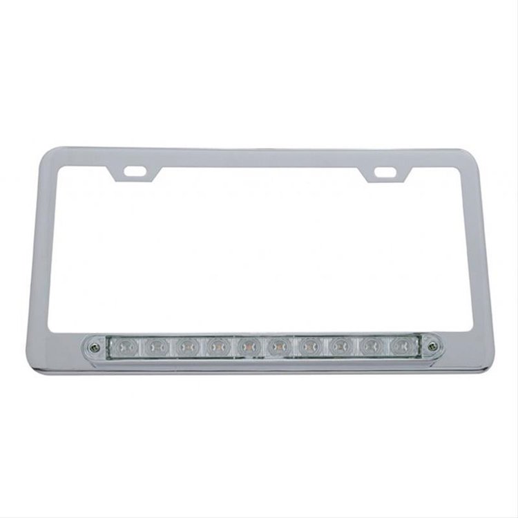 LICENSE FRAME W/ 10 RED L
