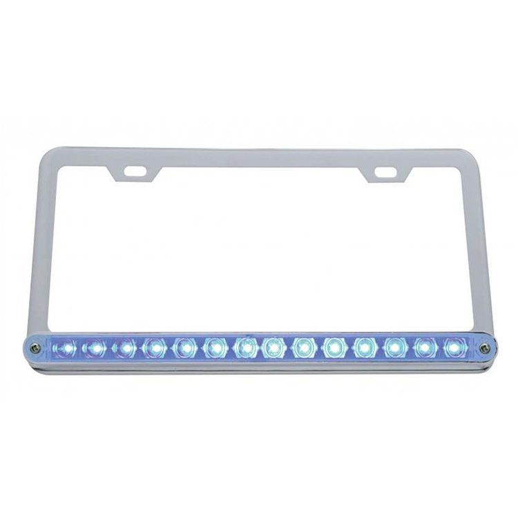CHROME LICENSE FRAME W/ 1