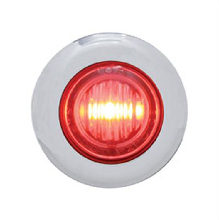 STAINLESS STEEL 3 RED LED