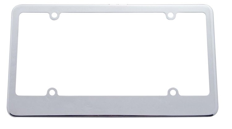 CHROME 1 1/4 WIDE PLAIN L