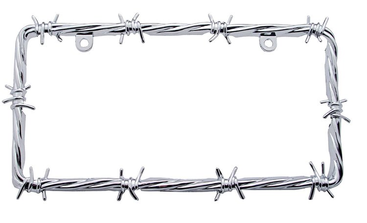 CHROME BARBWIRE LICENSE F