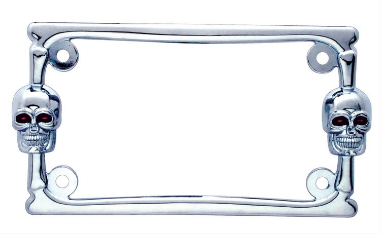 CHROME DESIGNER SKULL MOT