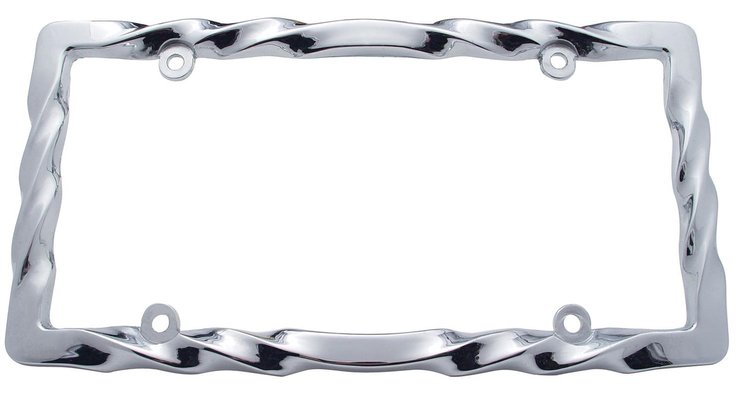 CHROME TWIST LICENSE FRAM