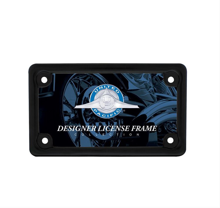 BLACK MOTORCYCLE LICENSE