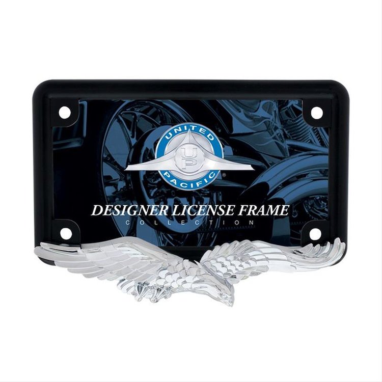 CHROME/BLACK EAGLE MOTORC