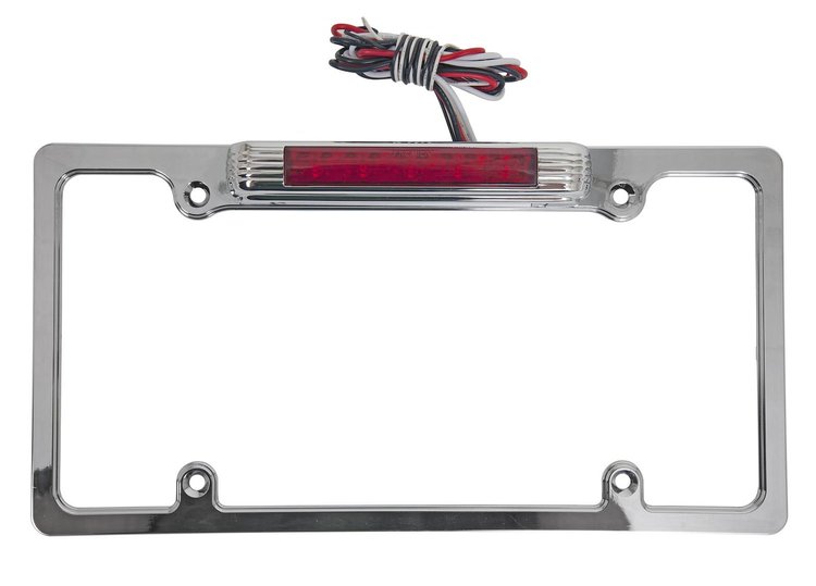 DELUXE CHROME LICENSE PLA