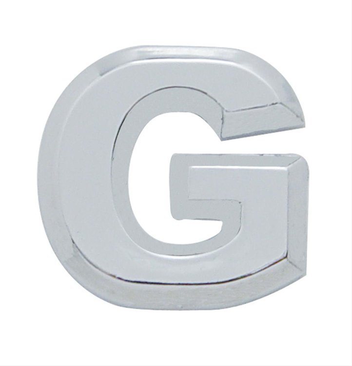 CHROME PLASTIC LETTER - G