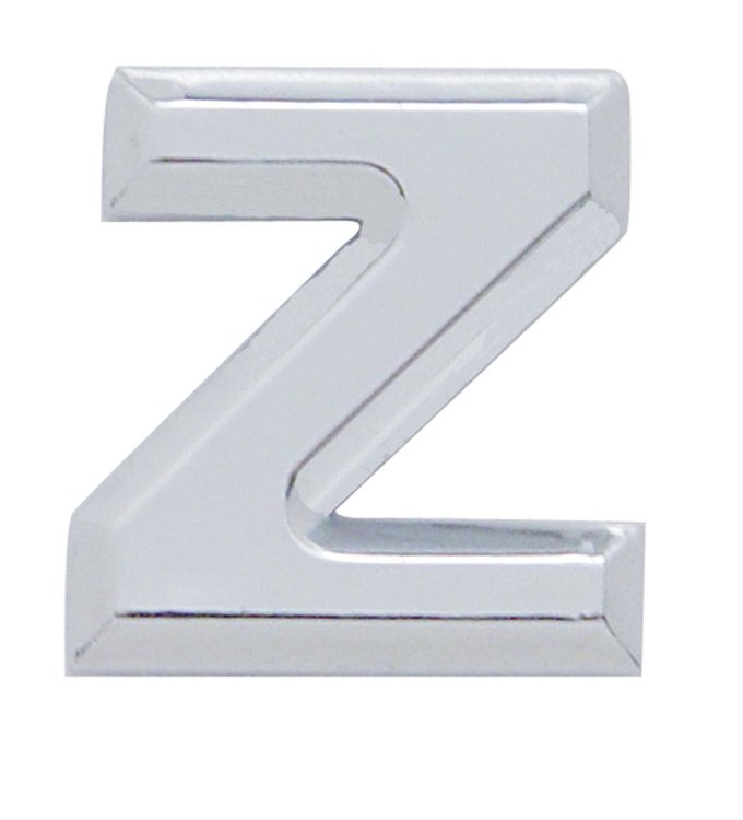 CHROME PLASTIC LETTER - Z
