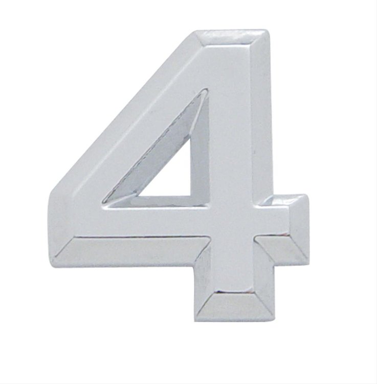 CHROME PLASTIC LETTER - 4