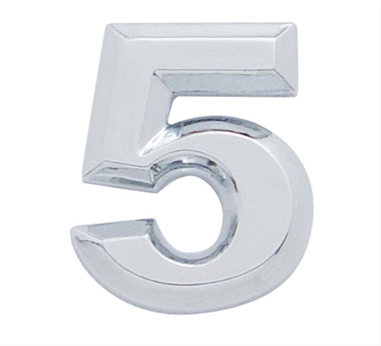 CHROME PLASTIC LETTER - 5