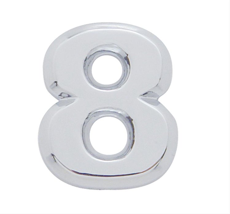 CHROME PLASTIC LETTER - 8