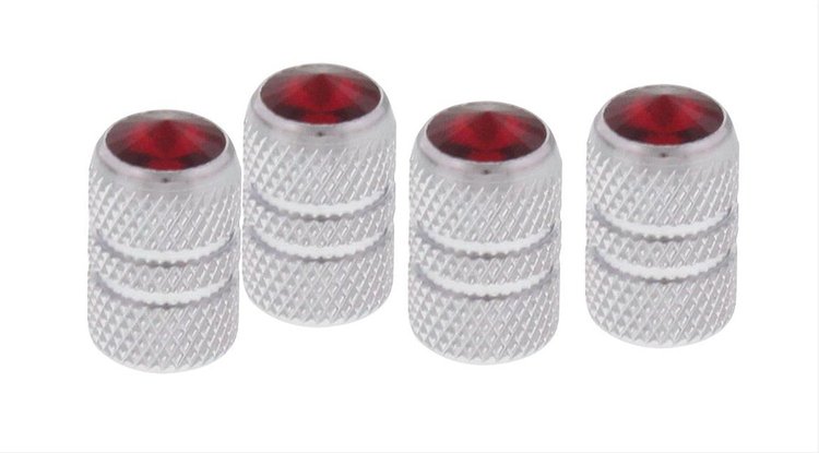 CHROME TUBULAR VALVE CAPS