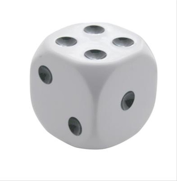 WHITE DICE GEARSHIFT KNOB