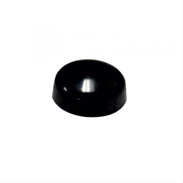 BLACK PLASTIC SNAP-ON CAP
