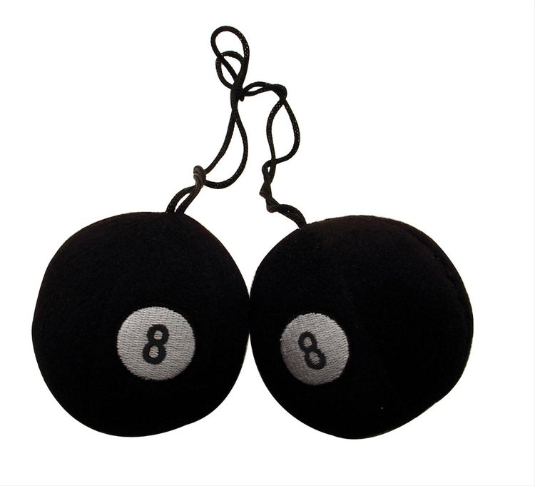 3 ROUND FUZZY 8 BALLS