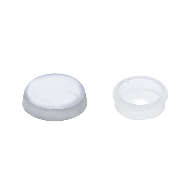 70251-1 Chrome Plastic Snap-On Screw Cap For 1/4 in. Screw