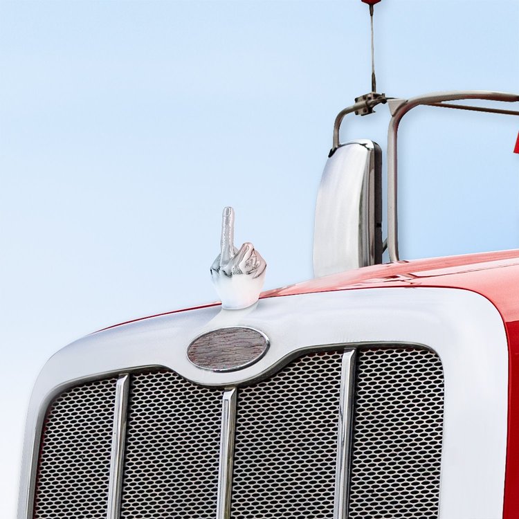 72054 Finger Hood Ornament-Chrome