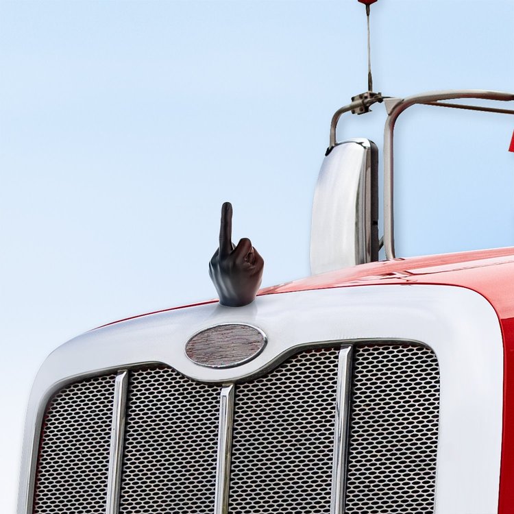 72055 Finger Hood Ornament-Matte Black