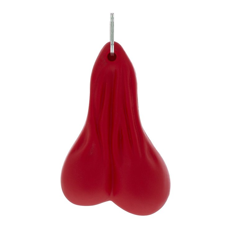 78029 4-1/4 in. Stress Ballz Novelty Keychain - Red