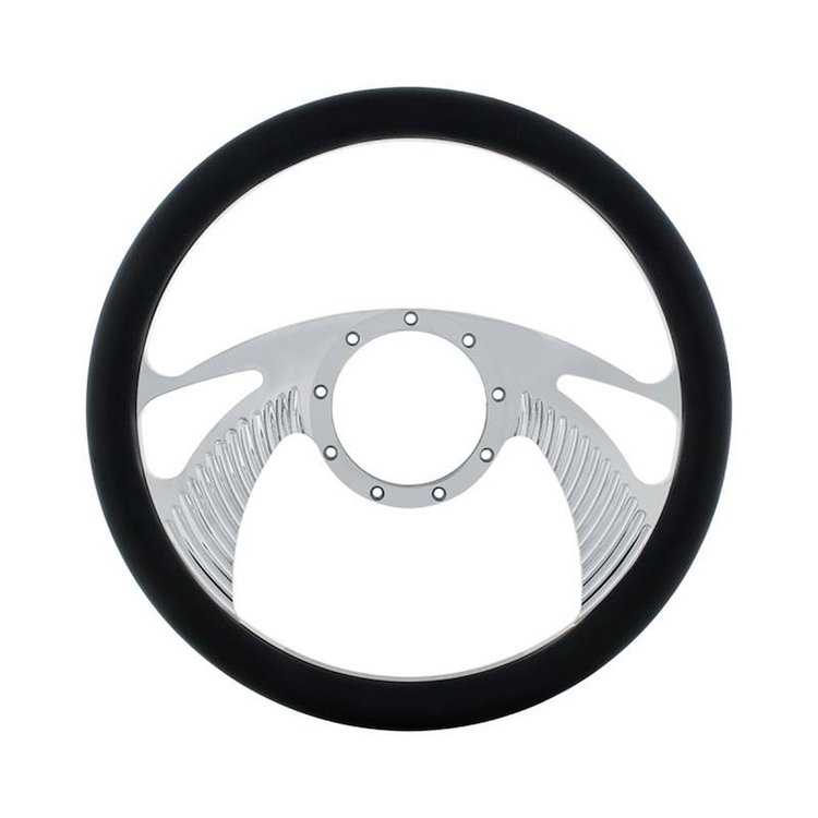 14 CHROME ALUMINUM STEERI