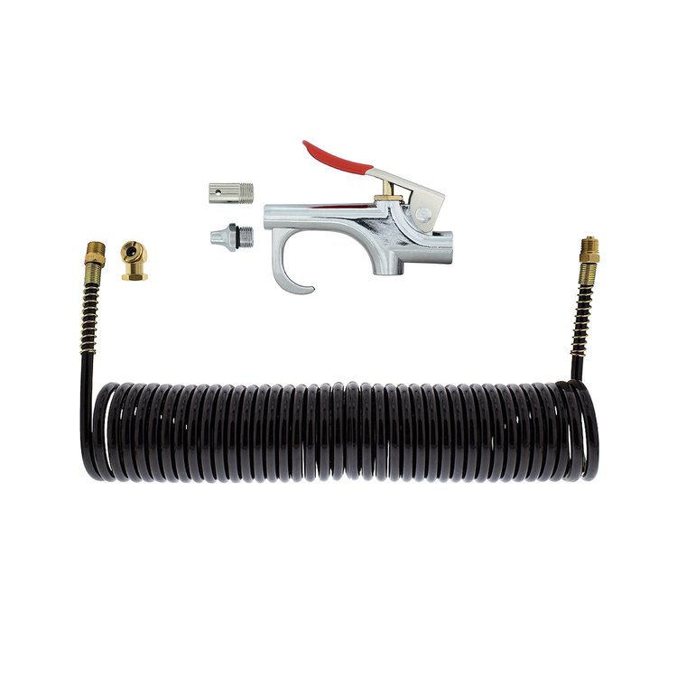 89997 30 Feet Extension Hose With Air Chuck and Air Blow Gun Kit