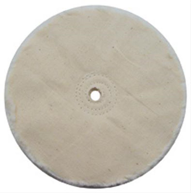 6 WHITE OPEN MUSLIN BUFF