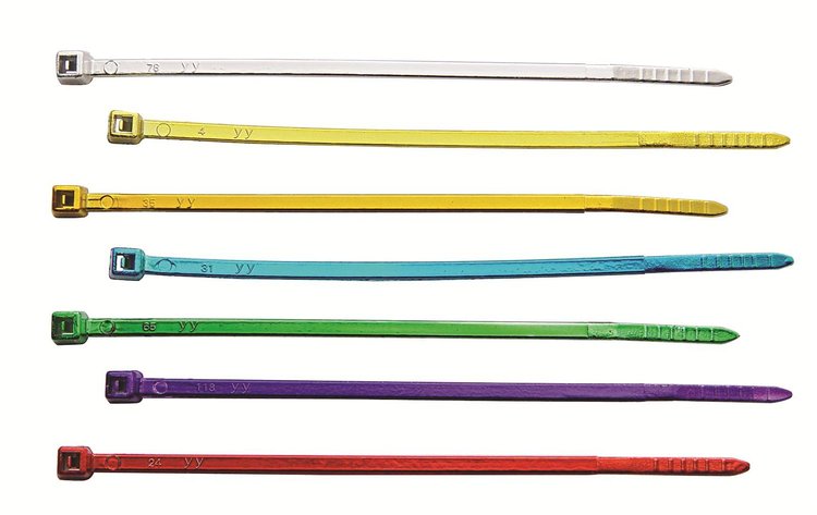 4 CABLE TIE - BRASS