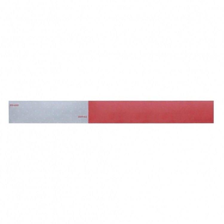 90610 Reflexite Conspicuity Reflector Tape - 7 in. White/11 in. Red