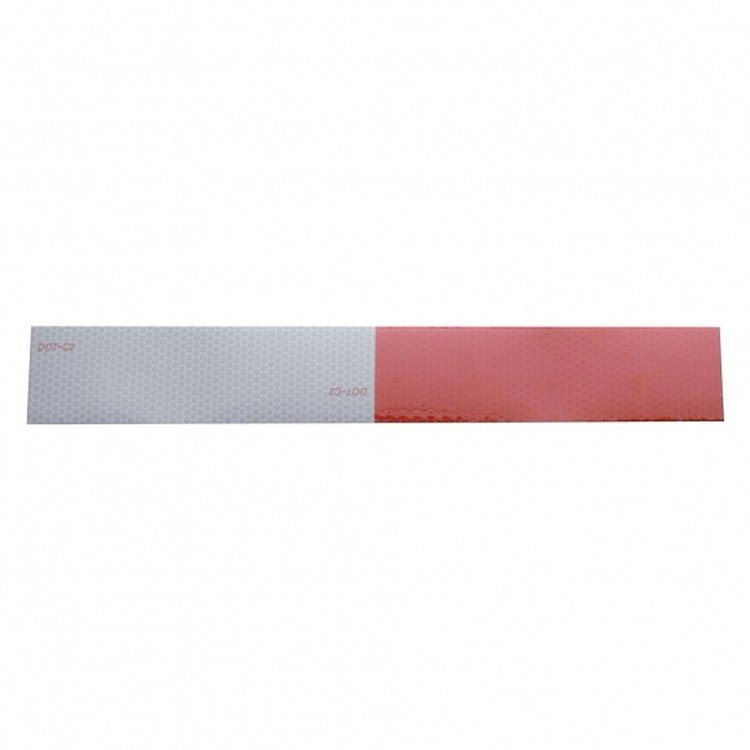 90611 Reflexite Conspicuity Reflector Tape - 6 in. White/6 in. Red