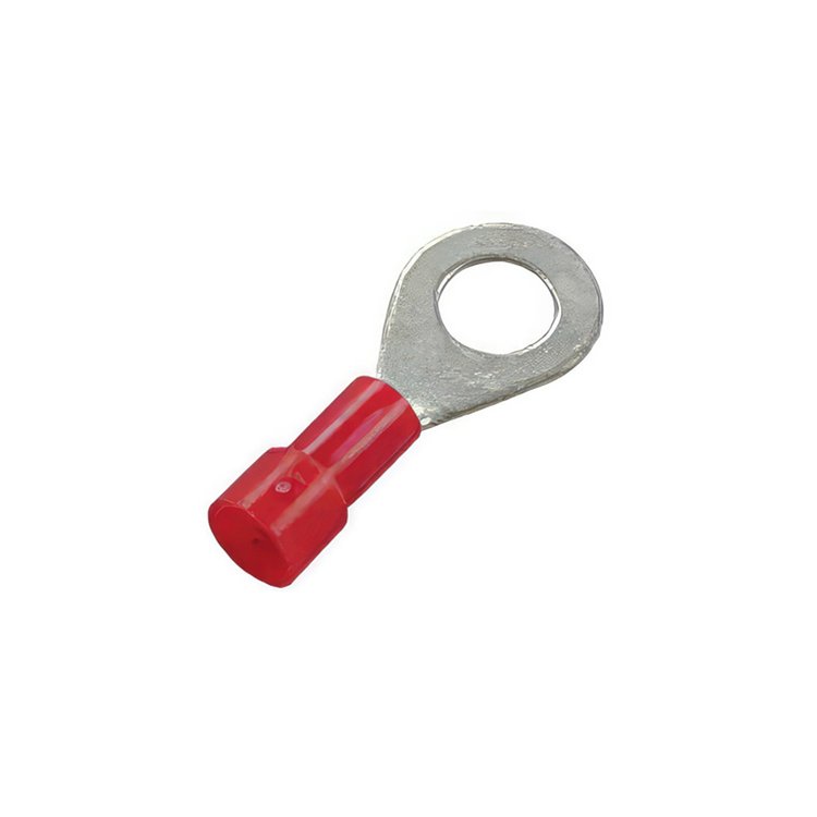 98040 22-18 AWG #10 Stud Vinyl Ring Terminal, 19-Pack
