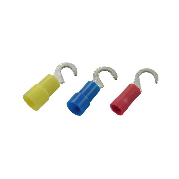 98047 22-18 AWG #10 Stud Vinyl Hook Terminal, 6-Pack