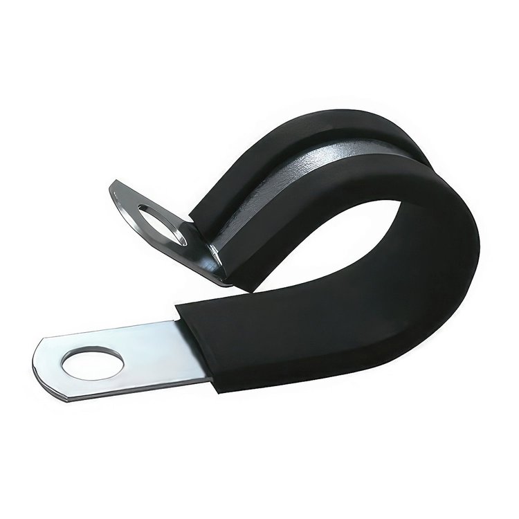 98253 1/2 in. I.D. Santoprene Insulated Clamps w/ 1/4 in. Mounting Hole, 10-Pack