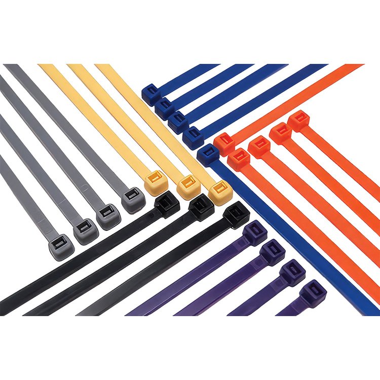 98285 11.5 in. UV Black Nylon Cable Zip Ties 50 lbs., 14-Pack