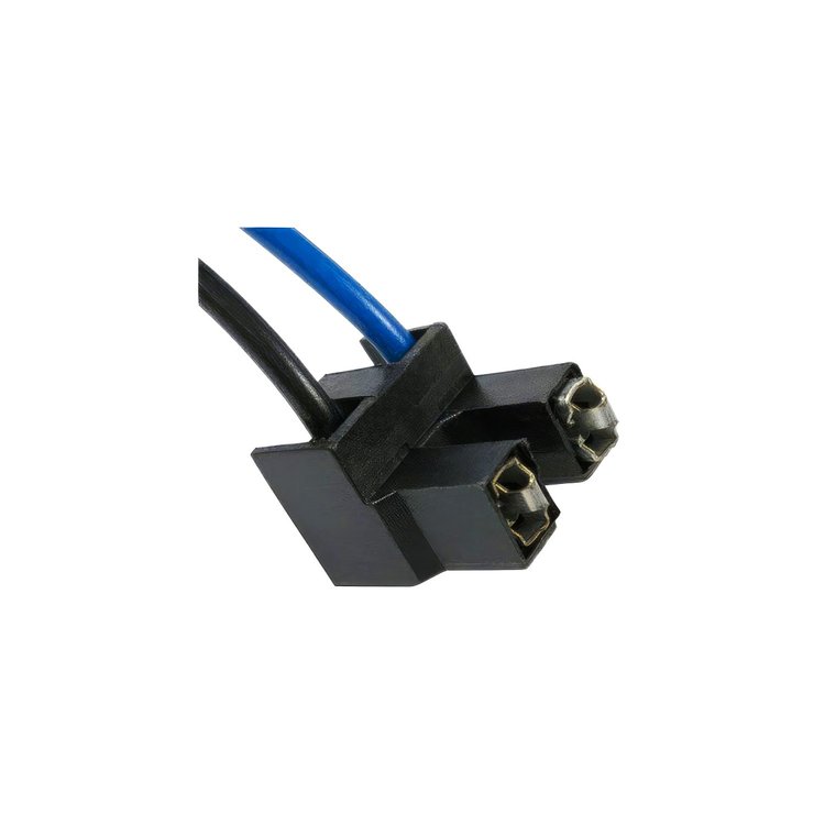 98334 2-Wire Universal H7 Halogen Bulb Headlight Connector. Two Pins at 90-Deg Angle