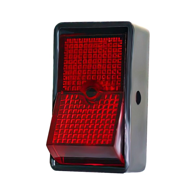 98360 Blue Illum Jumbo Rocker 16 Amp 12V S.P.S.T. On/Off 1 Pc.
