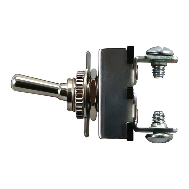 98378 Heavy-Duty All Metal Toggle w/ 2 Screw Terminals 20 Amp 12V S.P.S.T. On/Off 1 Pc.