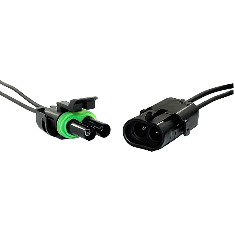 98391 14 AWG Weather Pack Assembly M/FM Double Cavity, 1 Set.