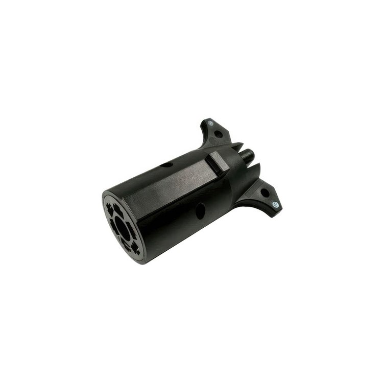 98408 7-Pole Round to 4-Way Flat M/FM RV Plug Adapter, 1 Pc.